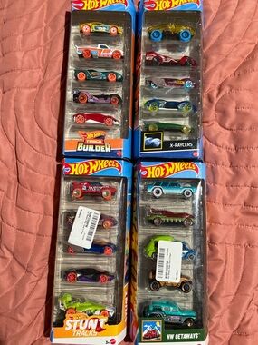Matchbox cars- 4 packs of 5 cars each